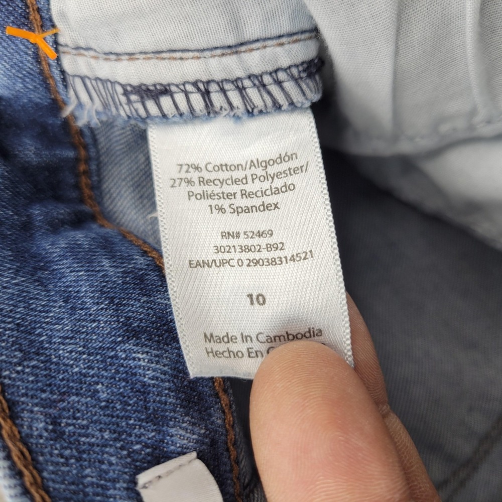 sofia by sofia vergara High-Rise Straight Leg Jeans - Medium Blue - Picture 7 of 8